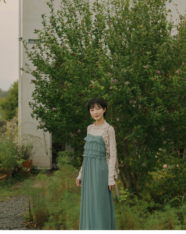 ケーキフリルワンピース 3色展開