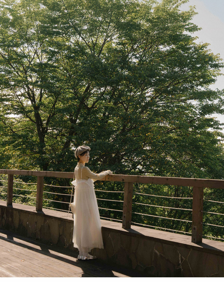 ケーキフリルワンピース 3色展開