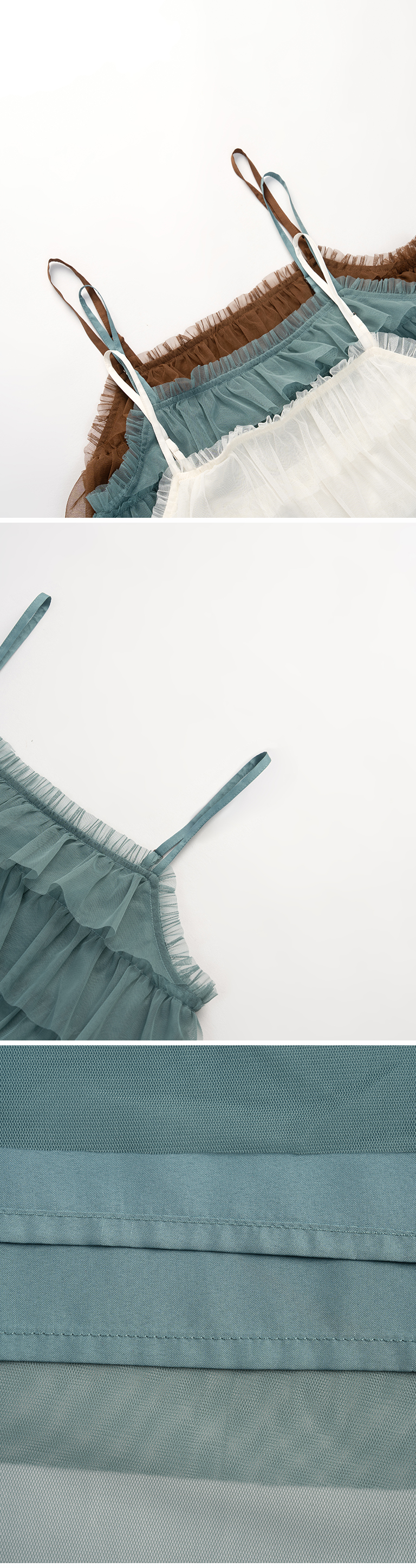 ケーキフリルワンピース 3色展開