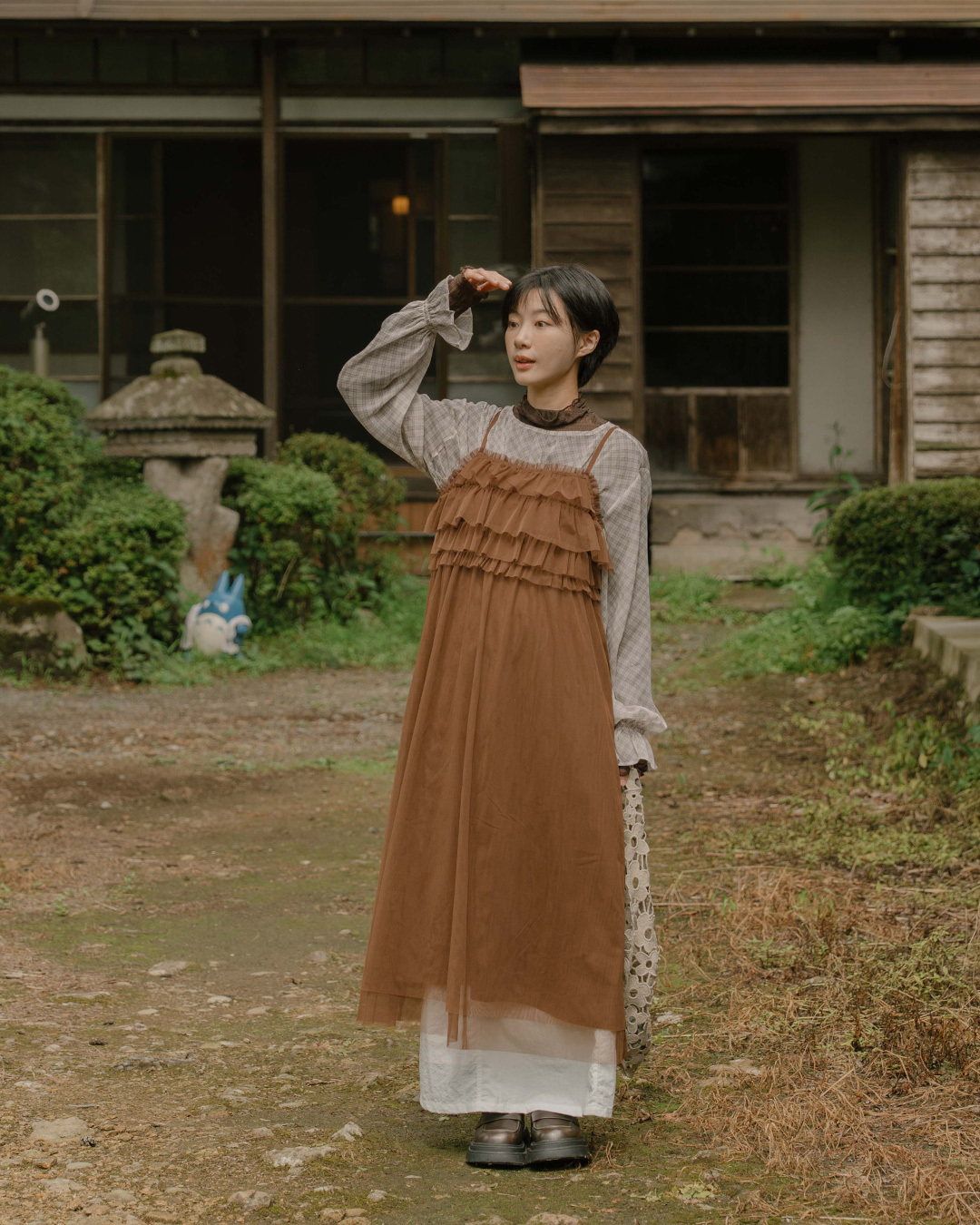 ケーキフリルワンピース 3色展開