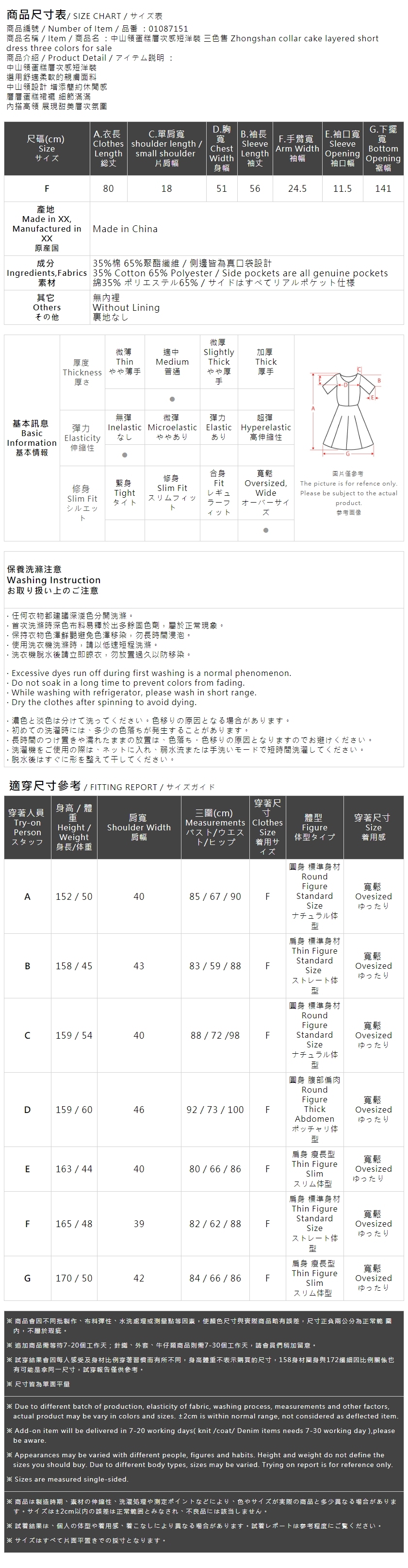 ティアードデザインミニワンピース　3色展開