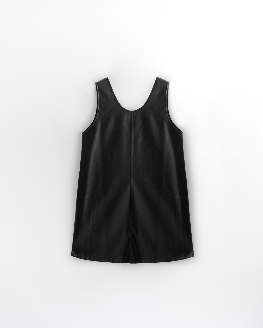 フェイクレザーミニワンピース