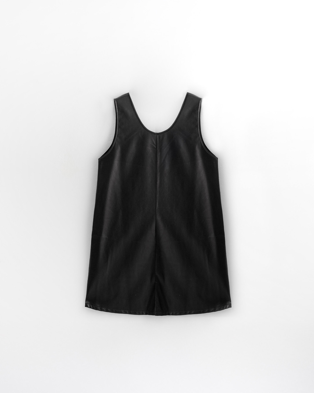 フェイクレザーミニワンピース