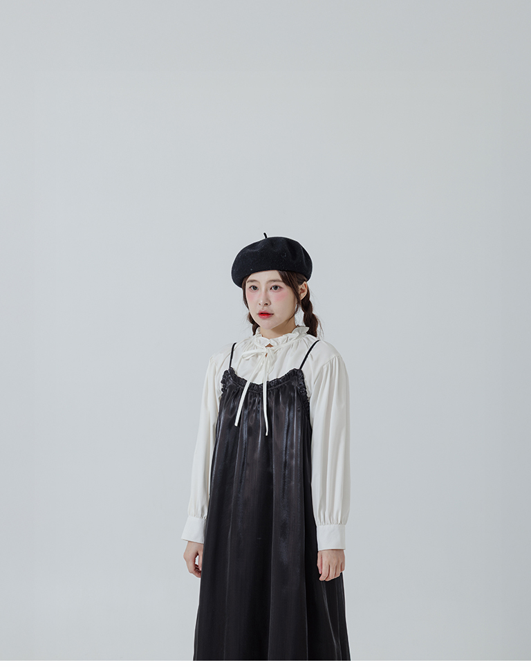 シアーラメキャミワンピース 3色展開