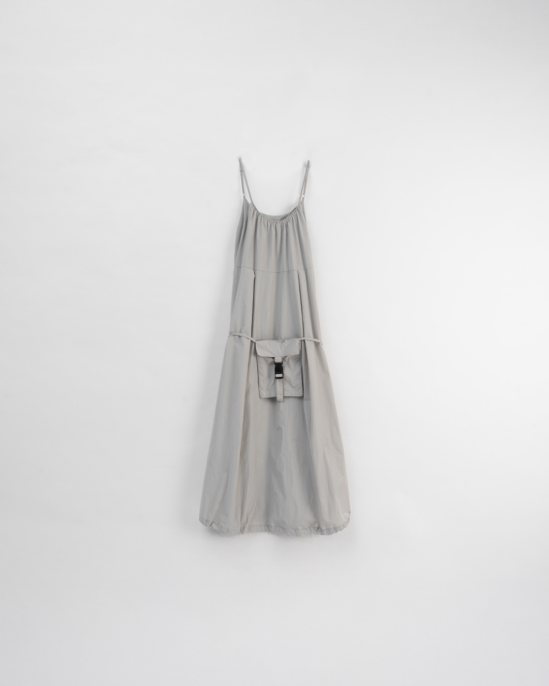 ミニバッグ付き ワークワンピース 2色展開