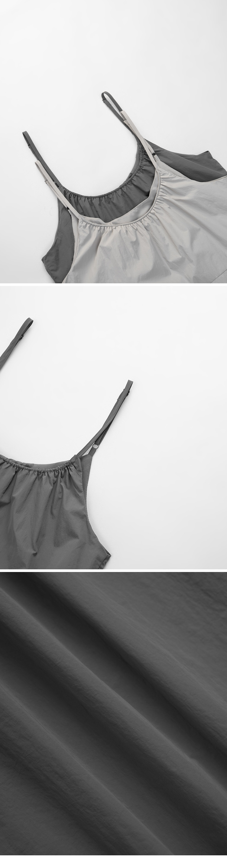 ミニバッグ付き ワークワンピース 2色展開