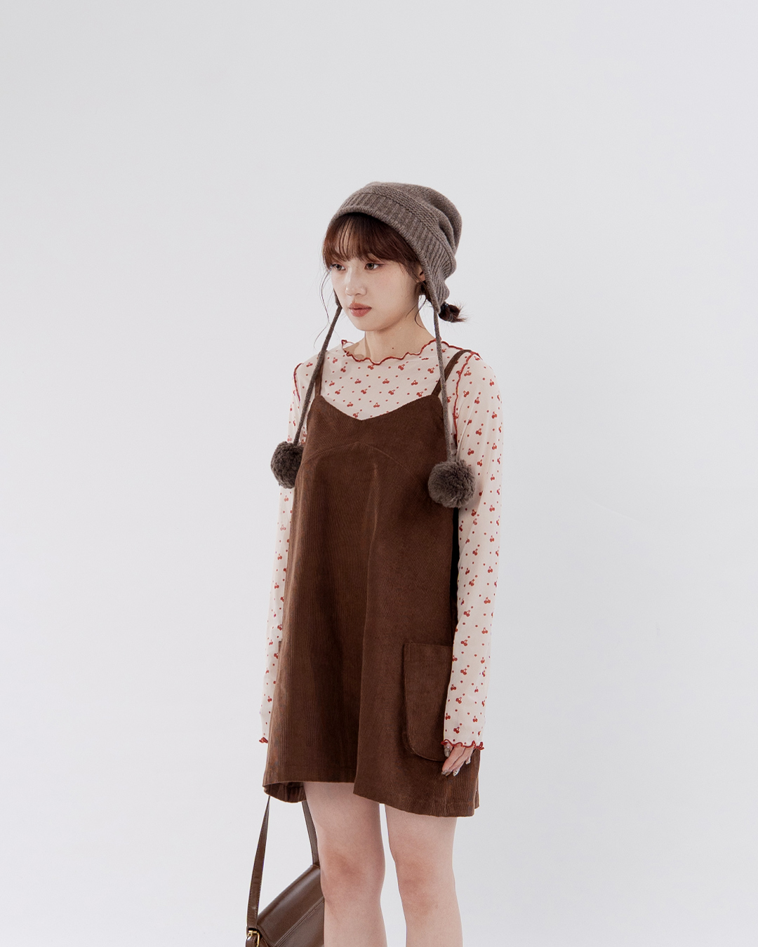 コーデュロイミニワンピース 2色展開