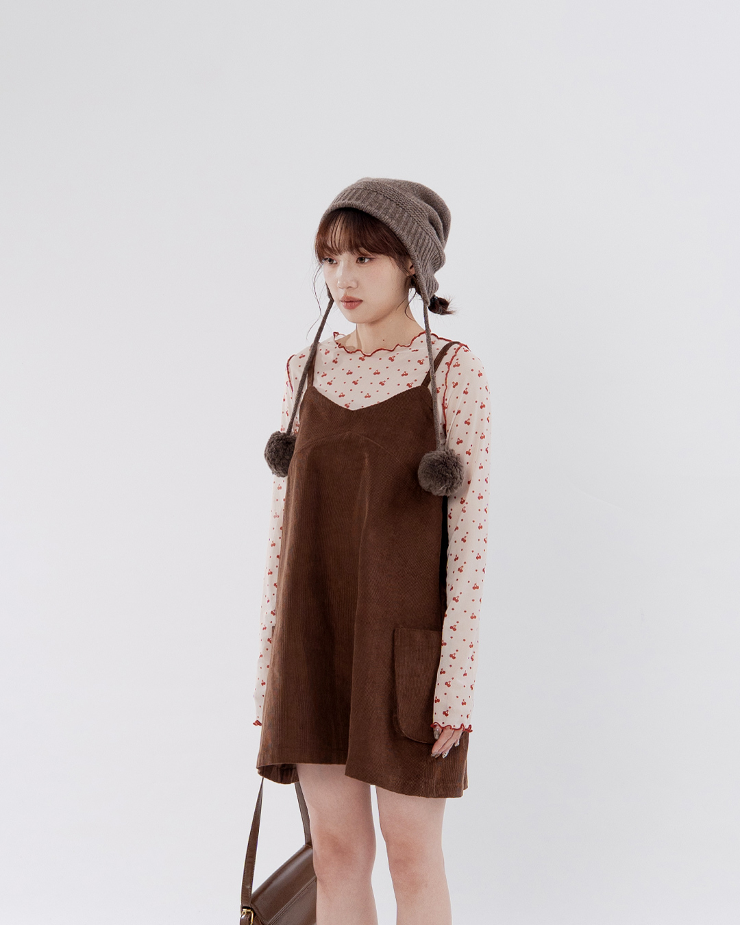 コーデュロイミニワンピース 2色展開