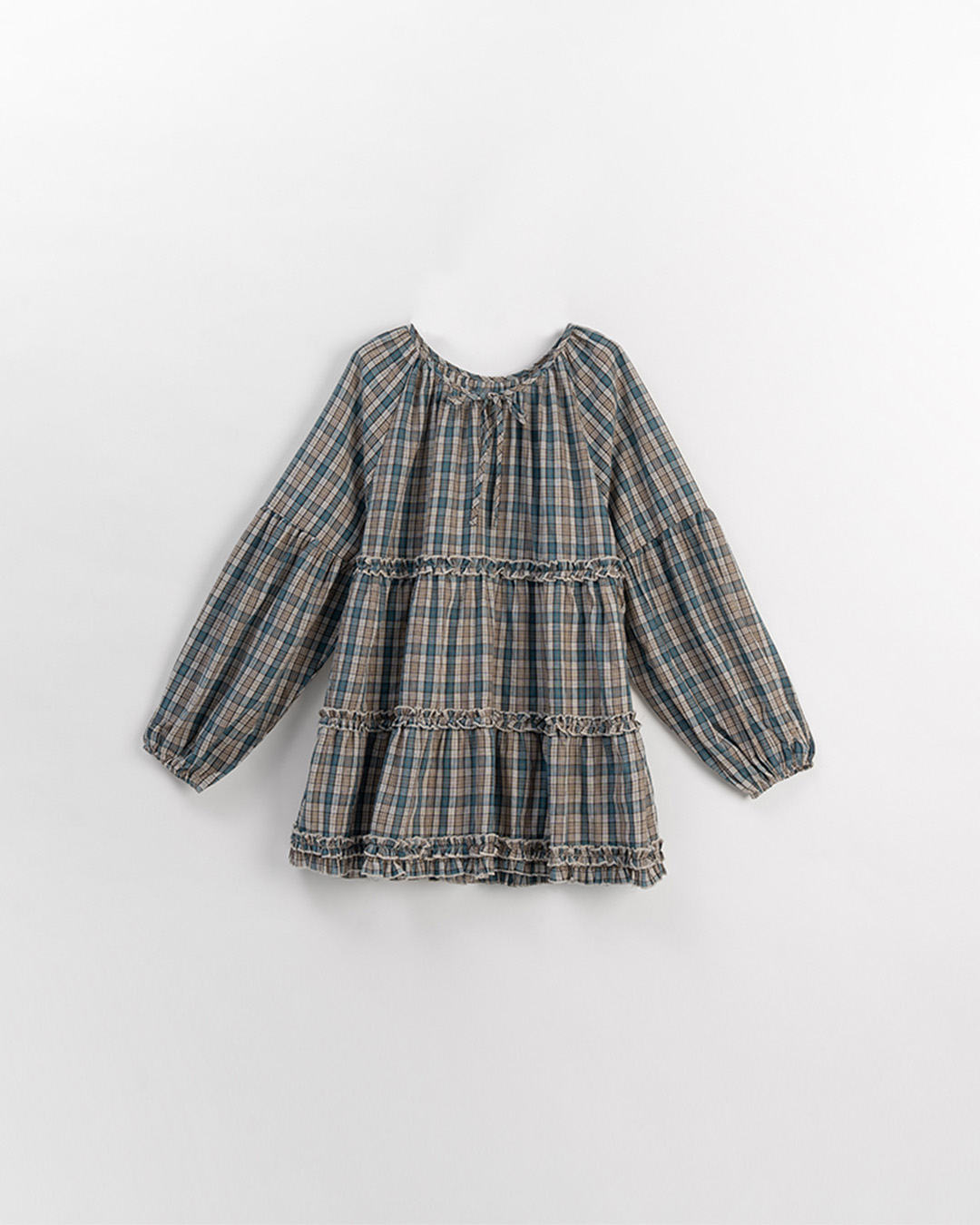 チェック柄ミニワンピース　2色展開　(尚未收到)