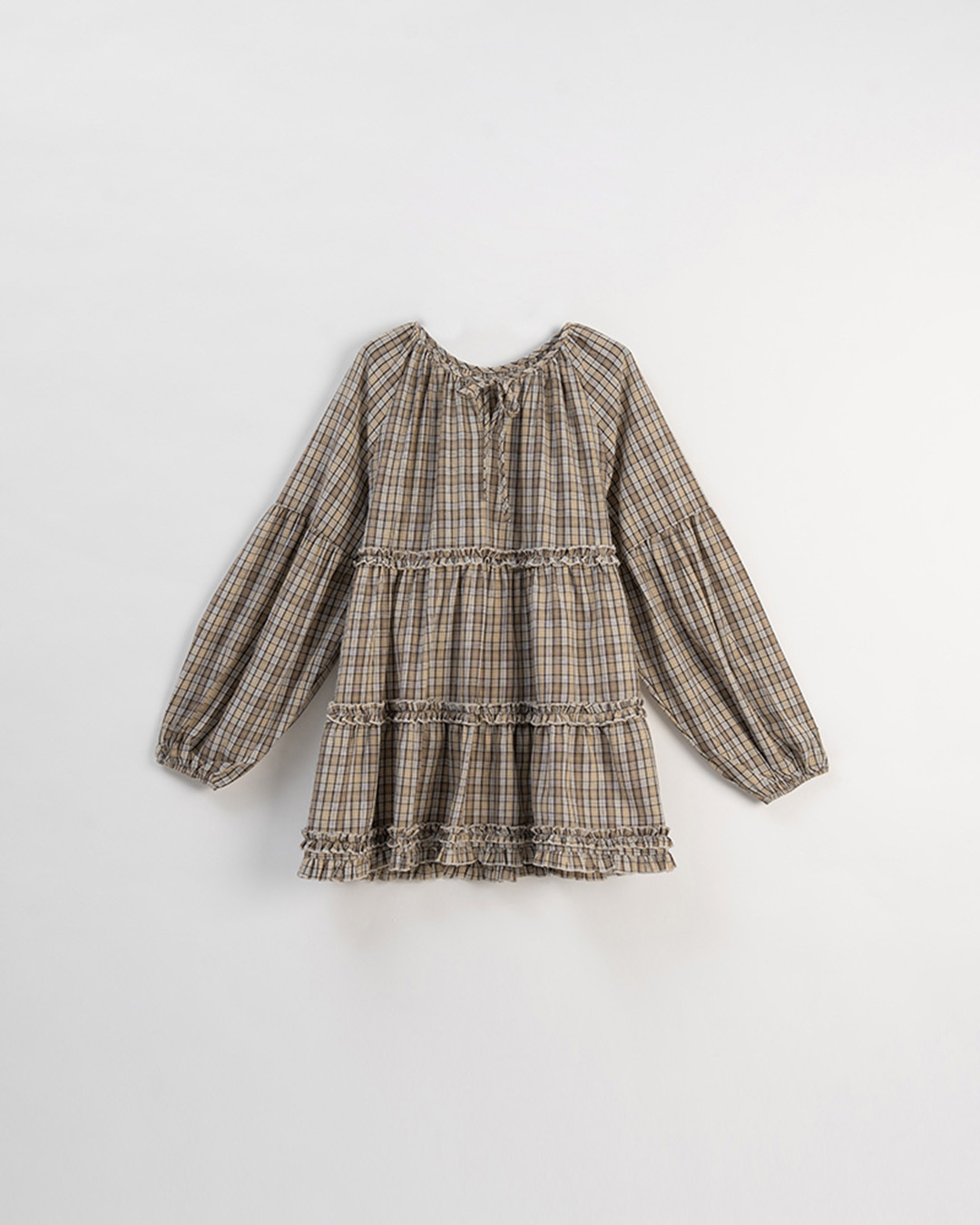 チェック柄ミニワンピース　2色展開　(尚未收到)