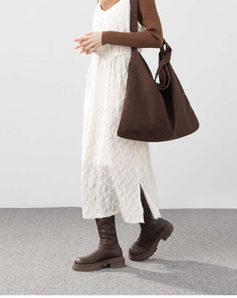 フラワージャカードキャミワンピース  2色展開