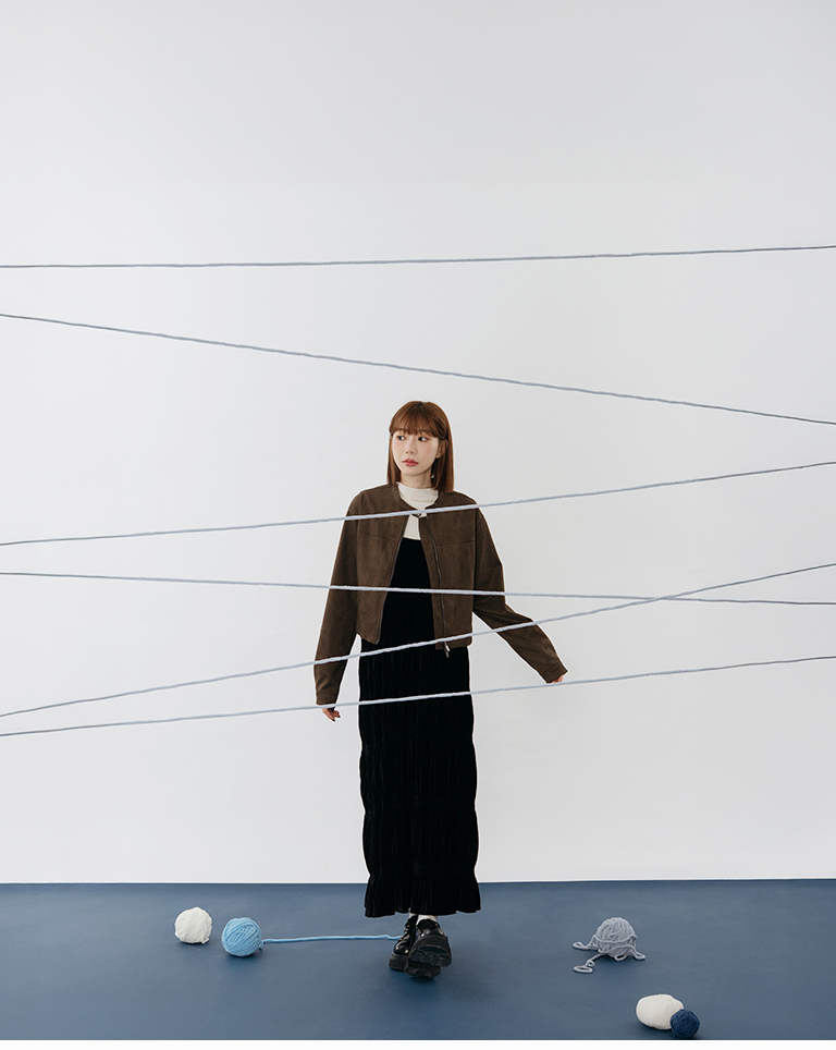 ベルベットキャミロングワンピース