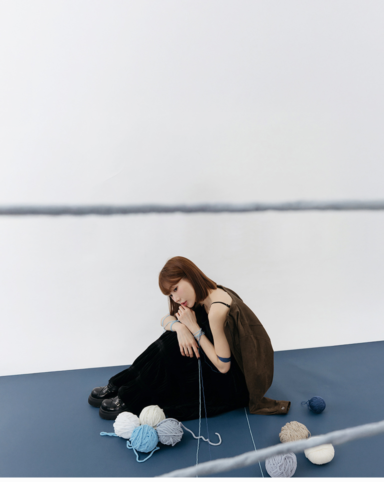 ベルベットキャミロングワンピース