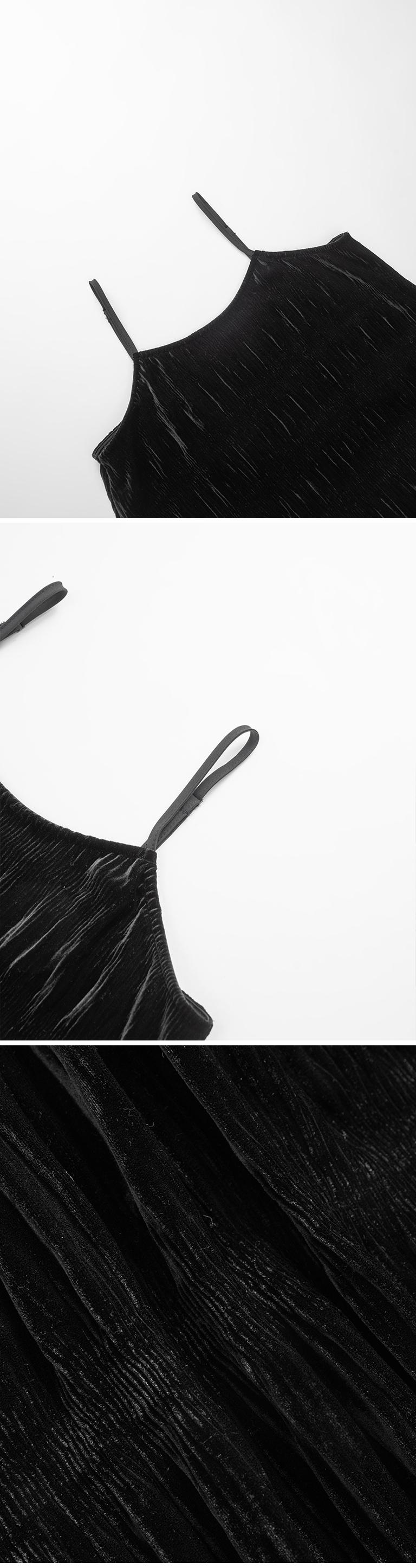 ベルベットキャミロングワンピース