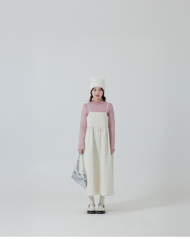 キルティングキャミワンピース 2色展開