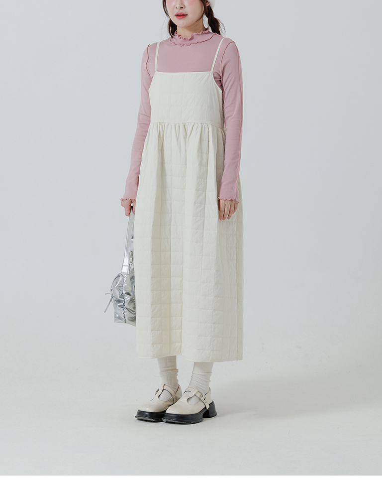 キルティングキャミワンピース 2色展開