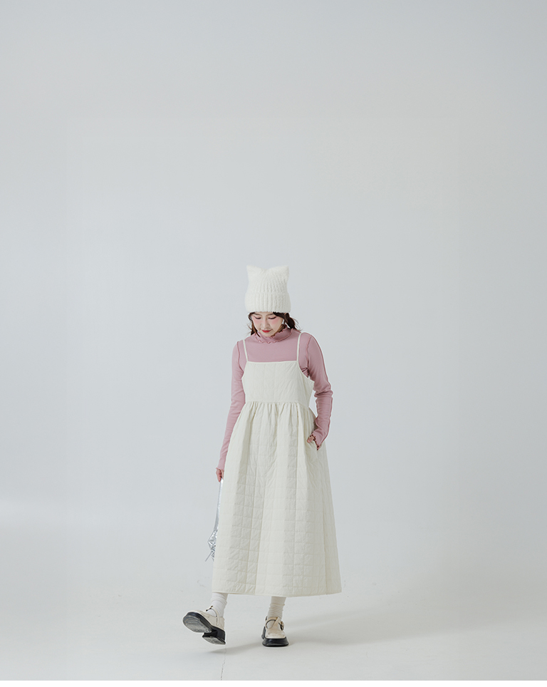 キルティングキャミワンピース 2色展開