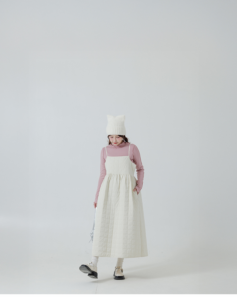 キルティングキャミワンピース 2色展開