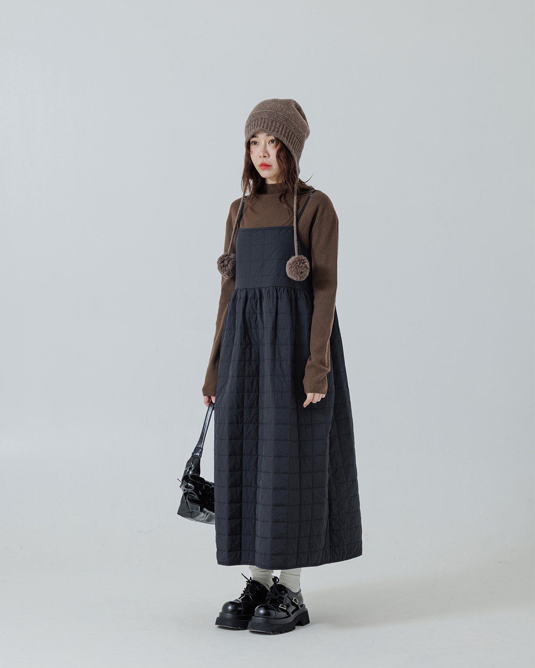 キルティングキャミワンピース 2色展開