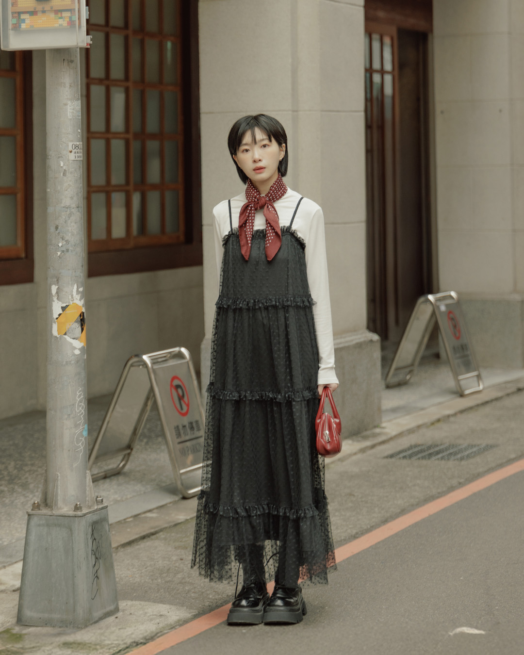 ハートチュールケーキワンピース 3色展開