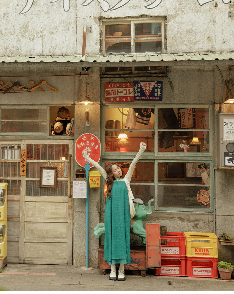 チェックキャミワンピース 2色展開