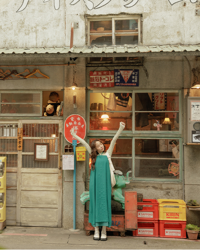 チェックキャミワンピース 2色展開