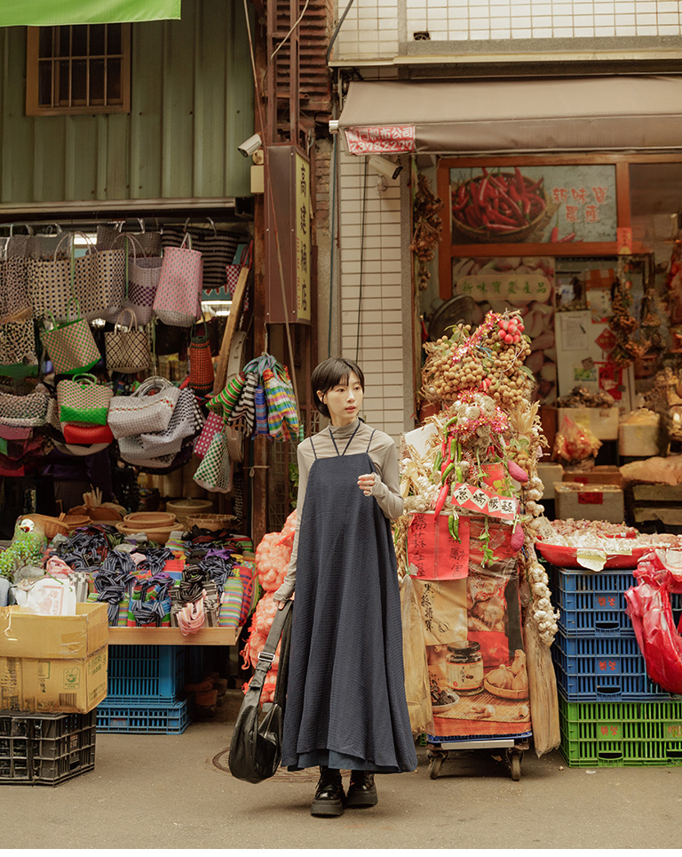 チェックキャミワンピース 2色展開