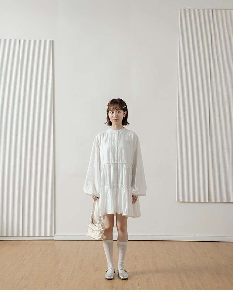 ティアードミニワンピース  2色展開