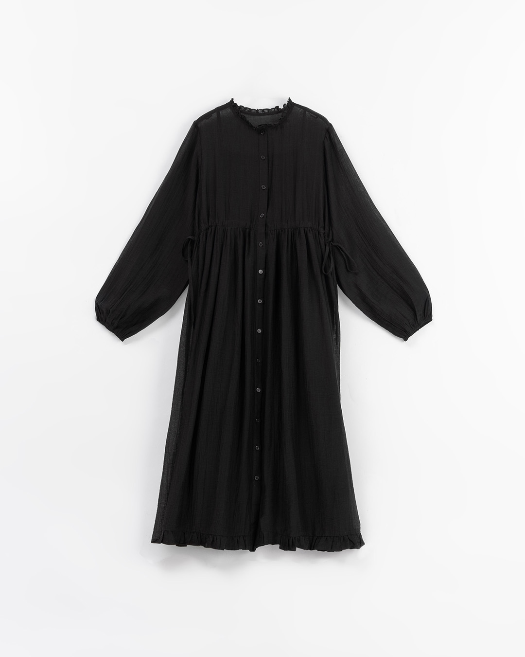 フリルカラーシアーセットワンピース 2色展開