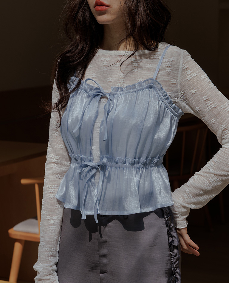 シアージャガードクルーネックトップス 二色展開 01098500