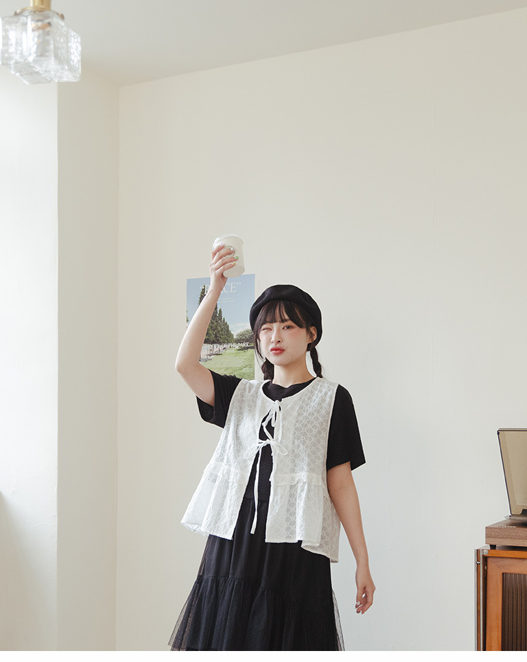 ギンガムクロップドトップス 4色展開