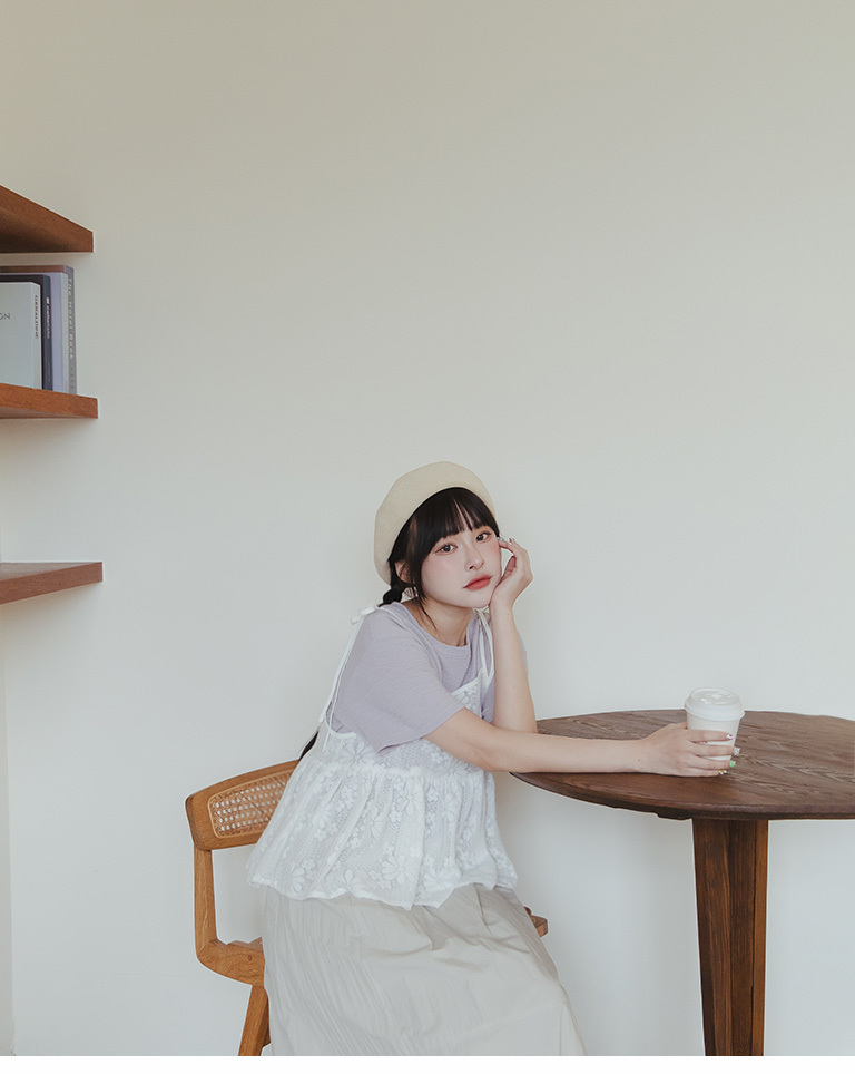 ギンガムクロップドトップス 4色展開