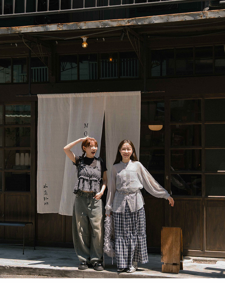 フリルシアーメッシュトップス 5色展開