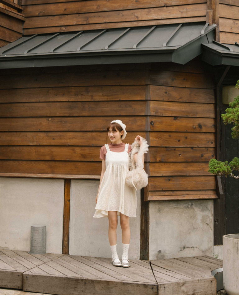 フリルシアーメッシュトップス 5色展開