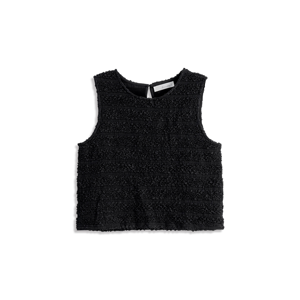 フリルタンクトップ 三色展開