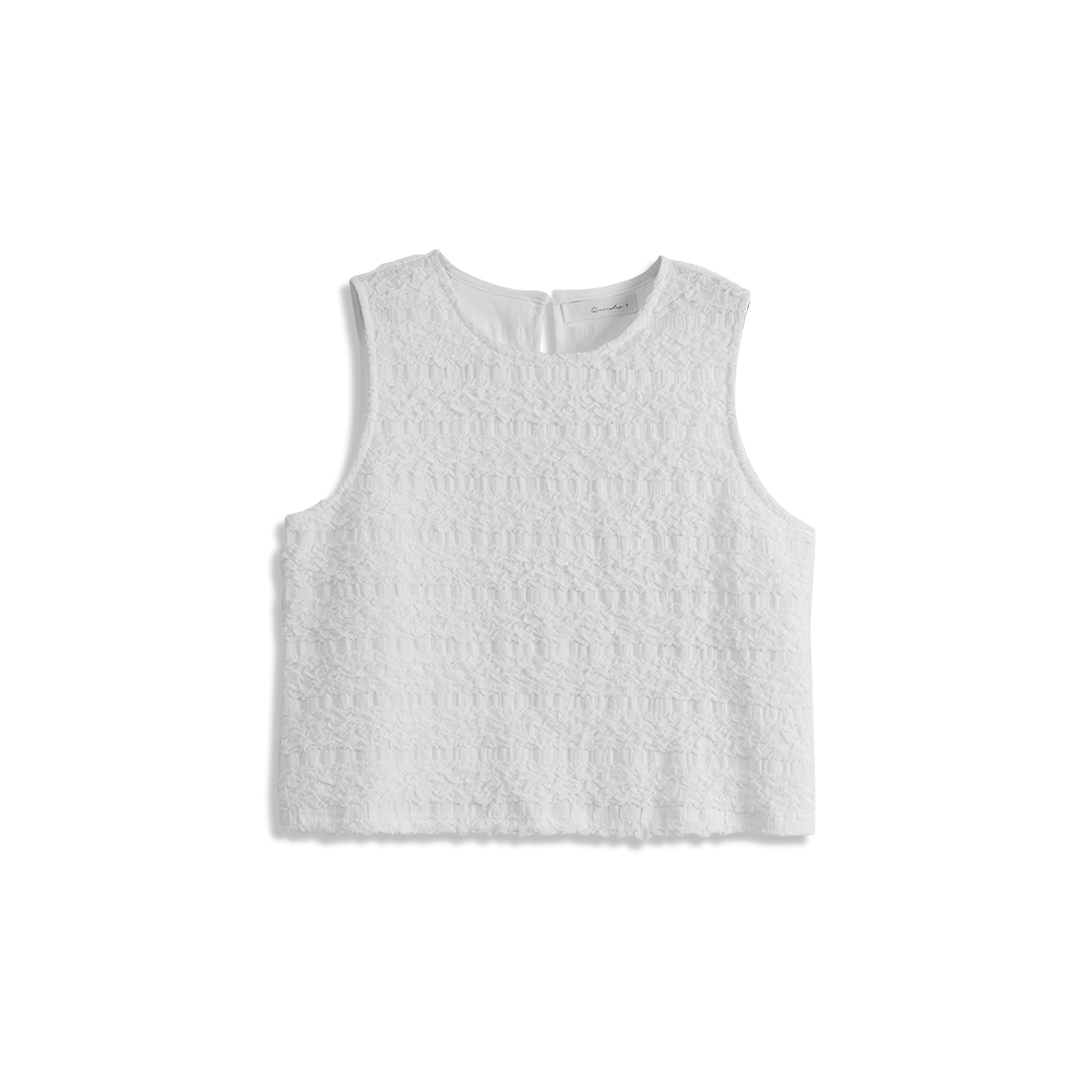 フリルタンクトップ 三色展開