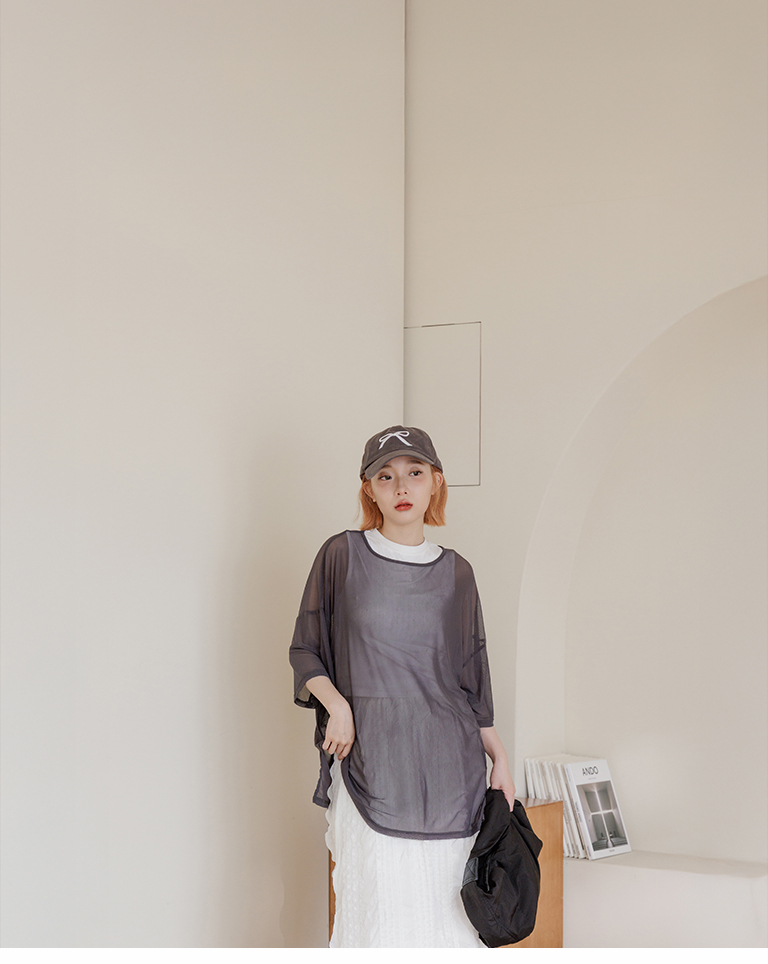 シアーワイドトップス 3色展開