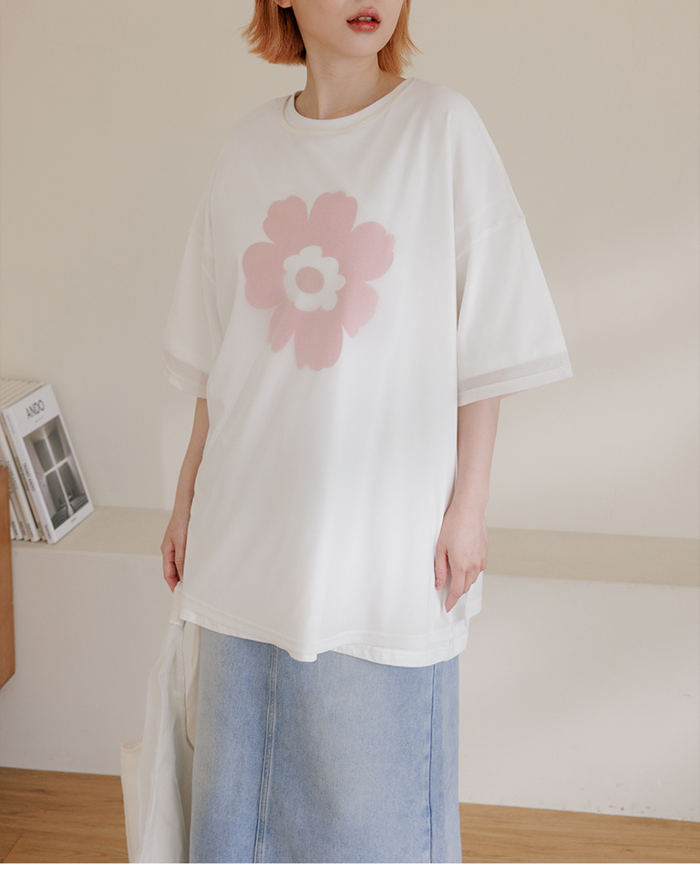 シアーワイドトップス 3色展開