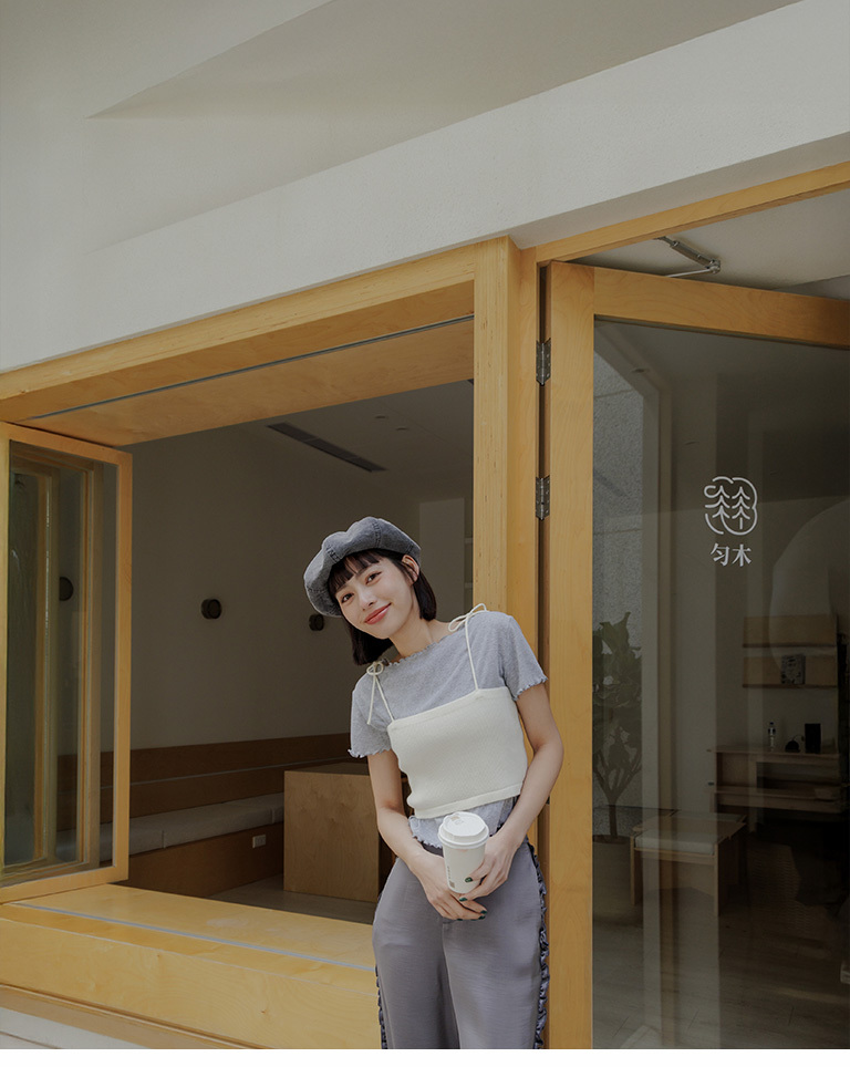 ハート柄メロウフリルトップス 三色展開 01098812