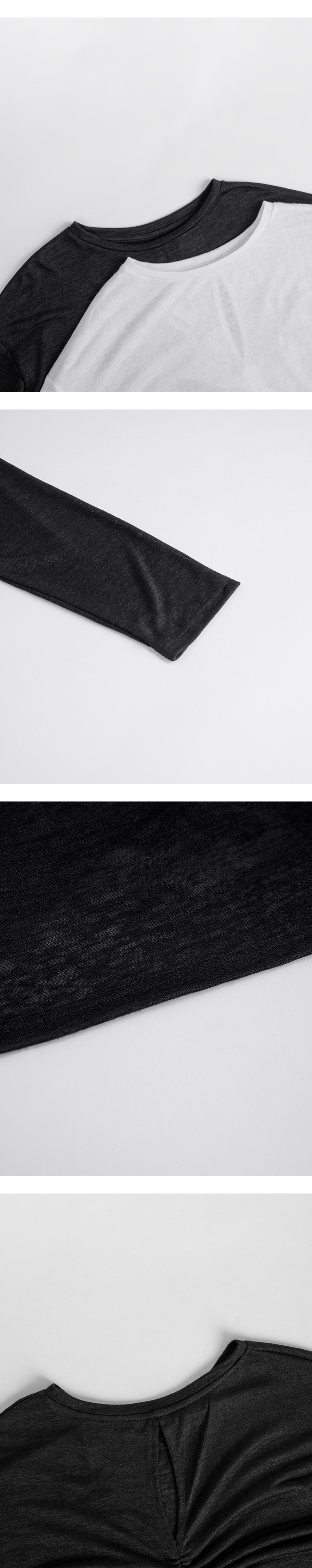 バックレースアップトップス 二色展開