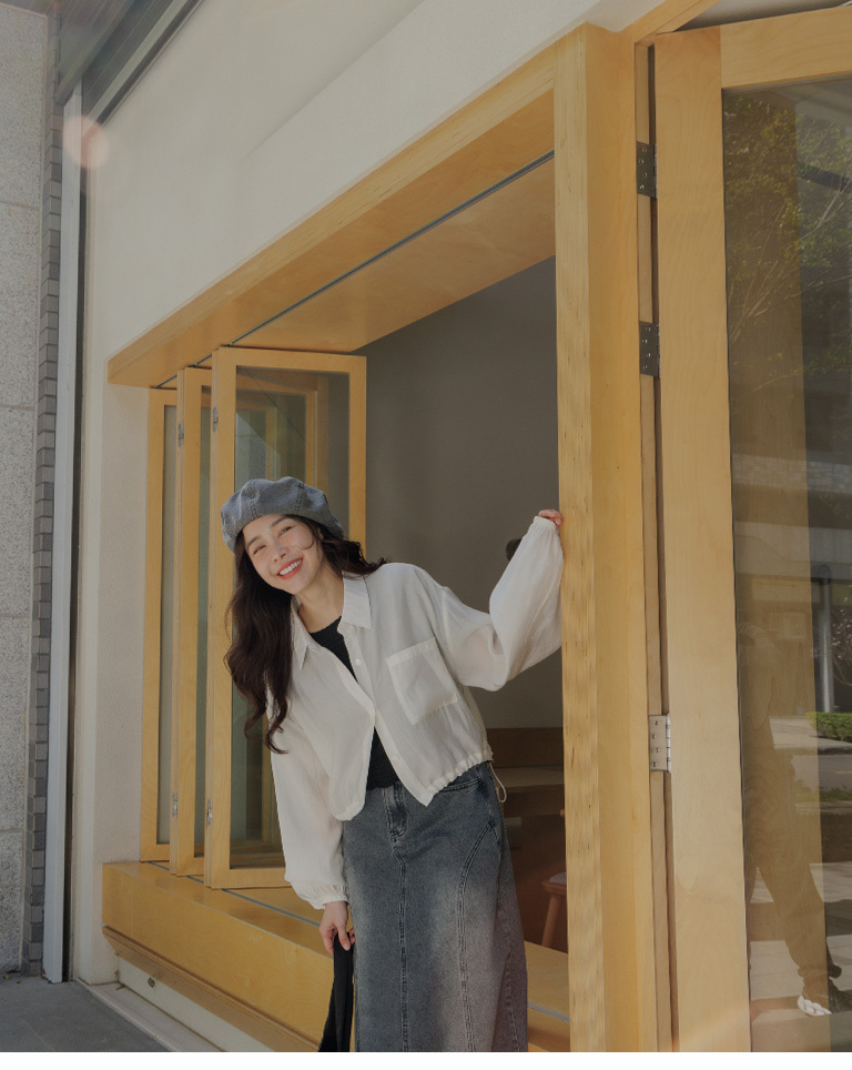 ジャガードメロートップス 四色展開