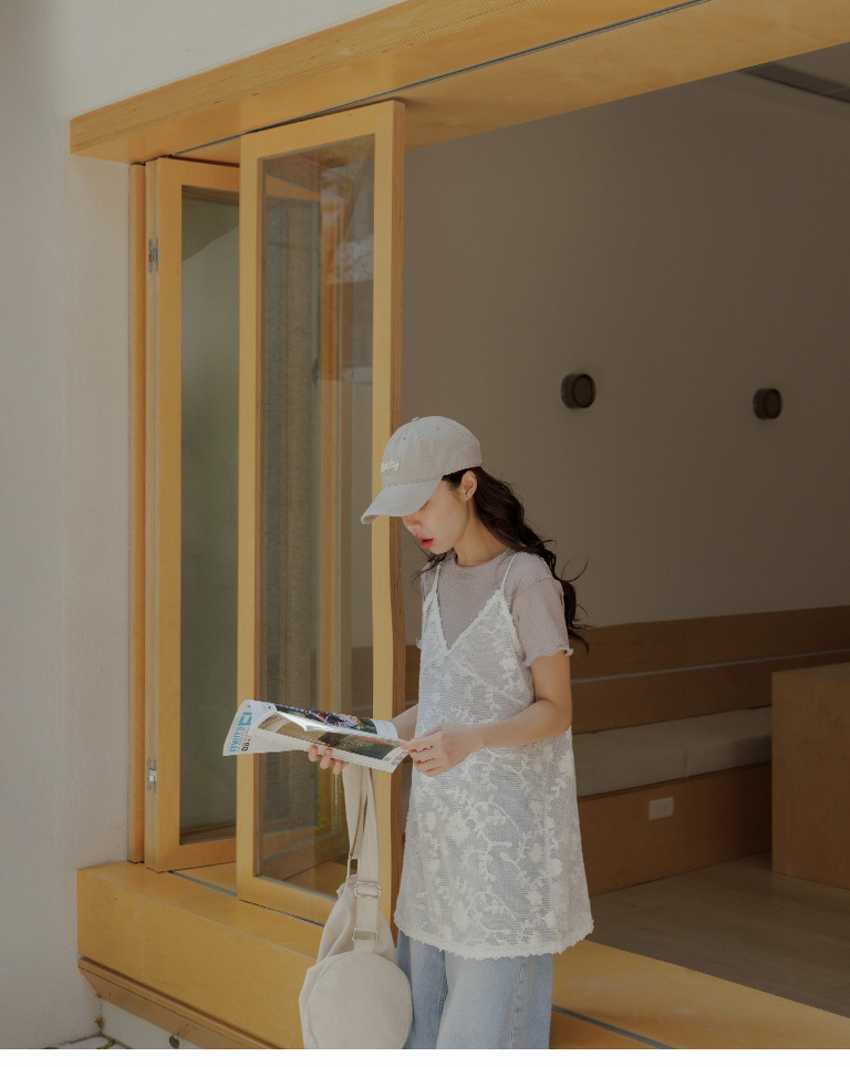 ジャガードメロートップス 四色展開