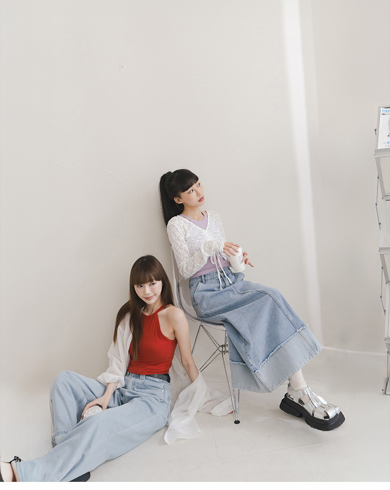 レースシアートップス 2色展開