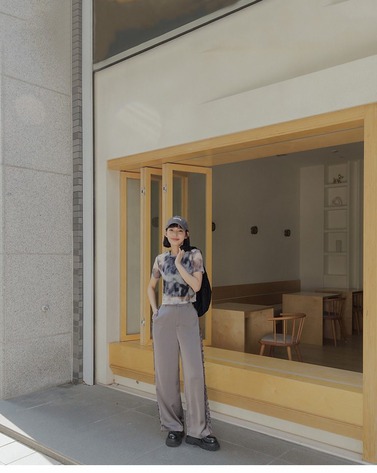 ニュアンスシアートップス 二色展開