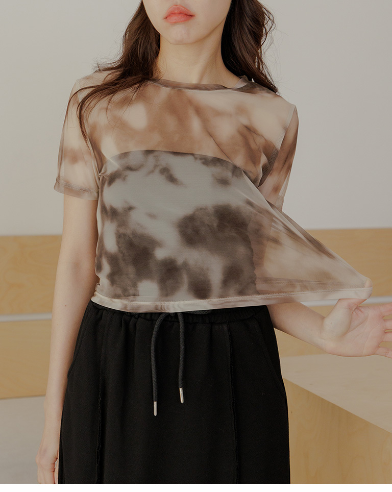 ニュアンスシアートップス 二色展開