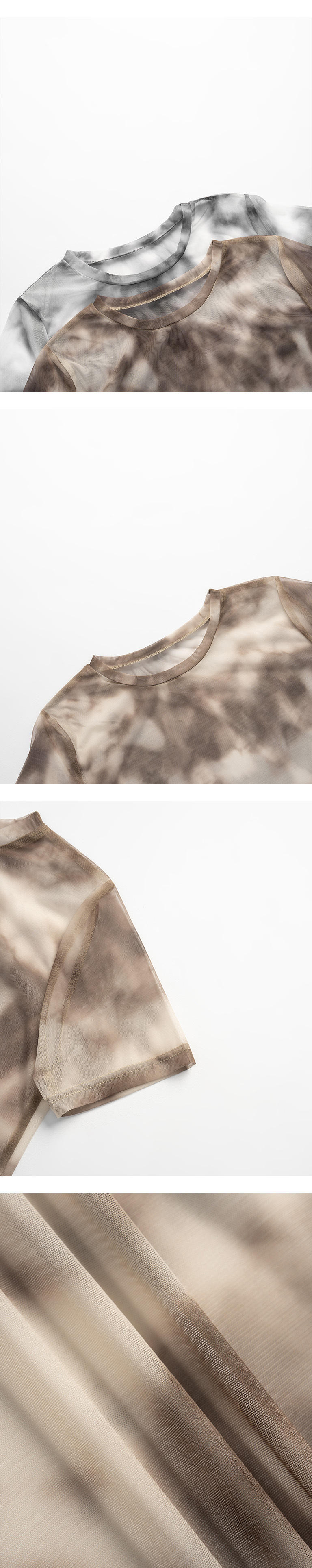 ニュアンスシアートップス 二色展開