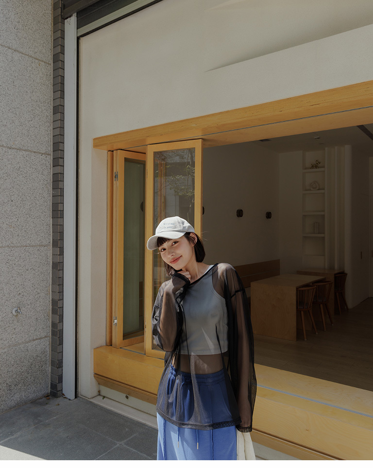 クルーネックオーバーシアートップス 三色展開 01098850