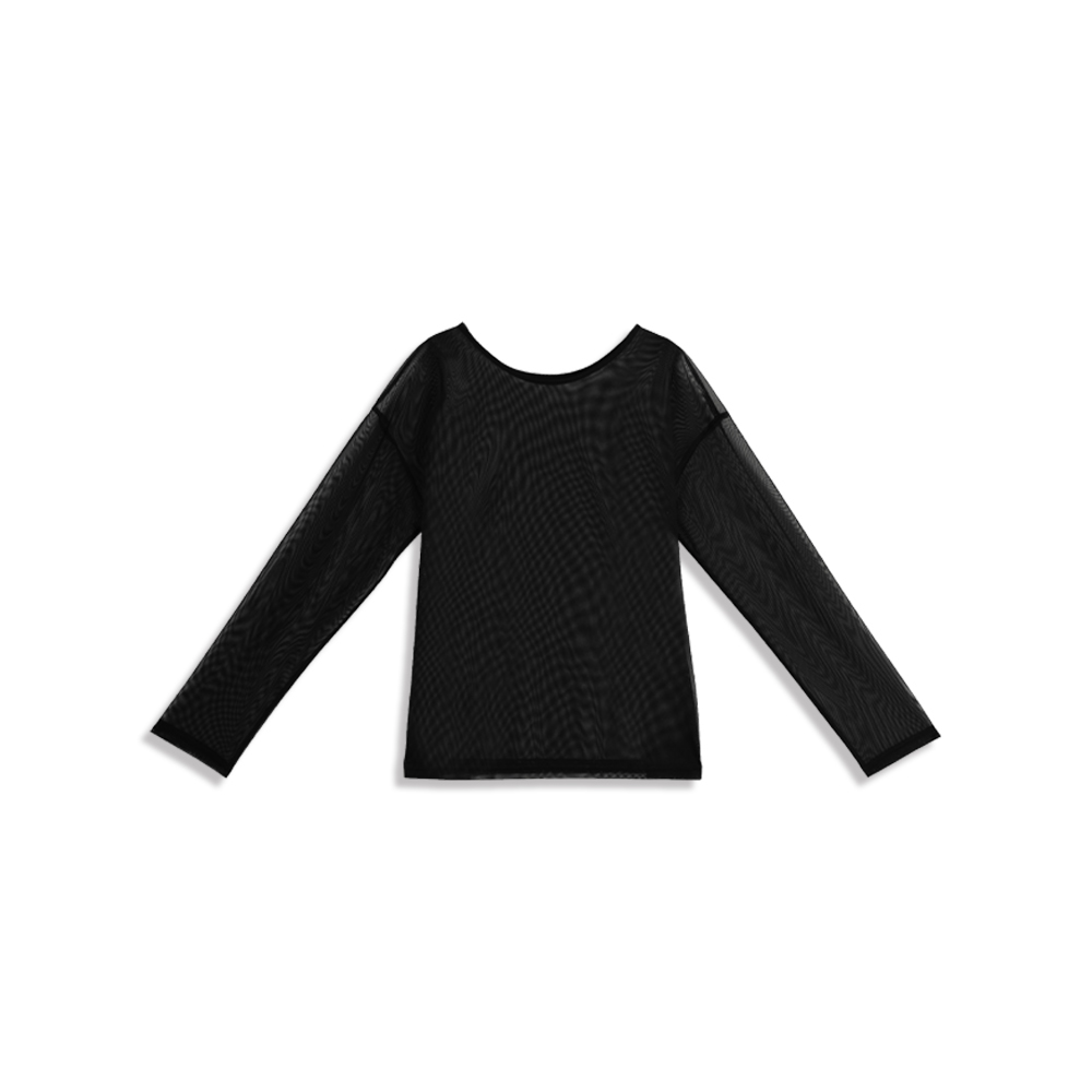 クルーネックオーバーシアートップス 三色展開 01098850