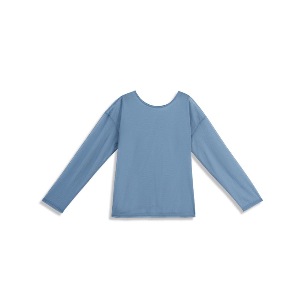 クルーネックオーバーシアートップス 3色展開