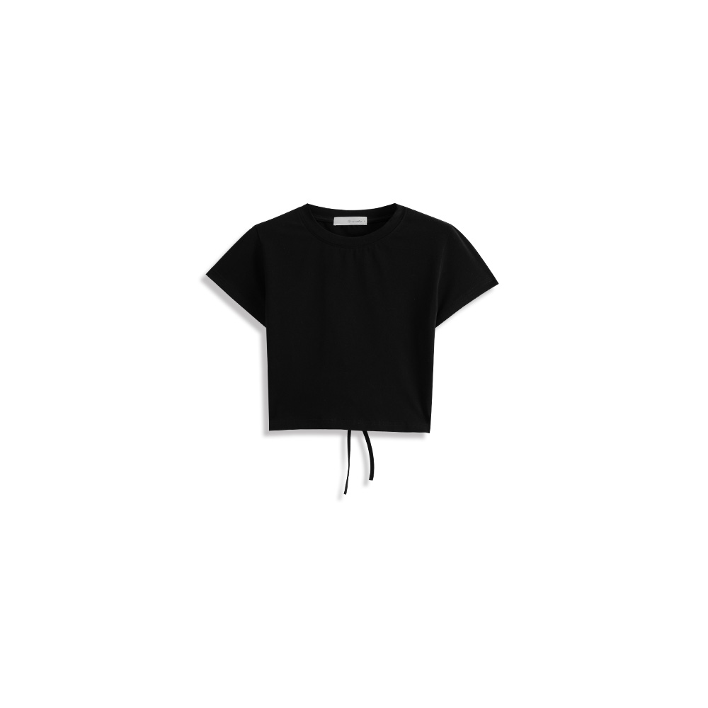 バックリボンカットアウトTシャツ 2色展開